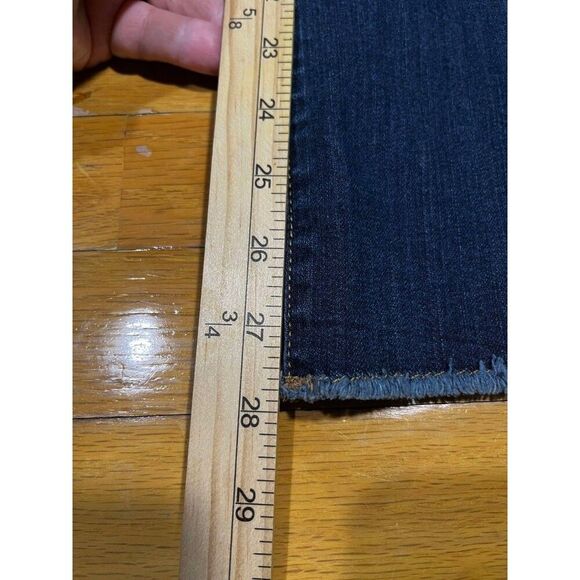 1822 Jeans Womens Size 4 Taylor Straight Blue High Rise Distressed Denim Casual - Picture 6 of 8